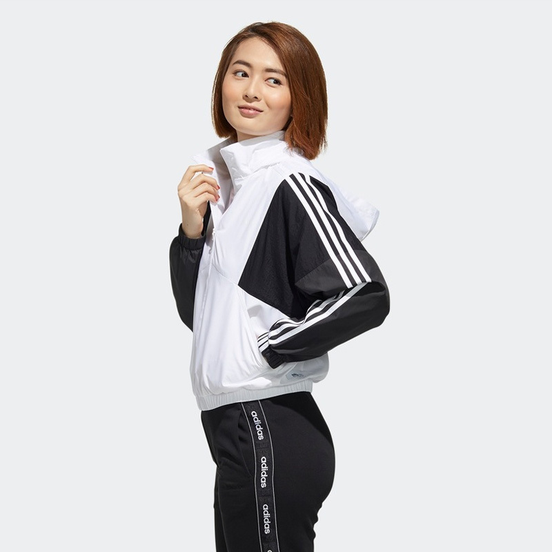 adidas neo阿迪休闲2020女子W SS TRACK TOP防风夹克GM6649