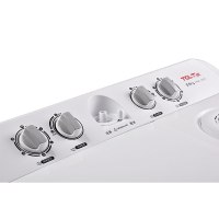 TCL 6.5公斤 半自动双缸波轮洗衣机 洗脱分离 喷淋漂洗 （白色）XPB65-2228S