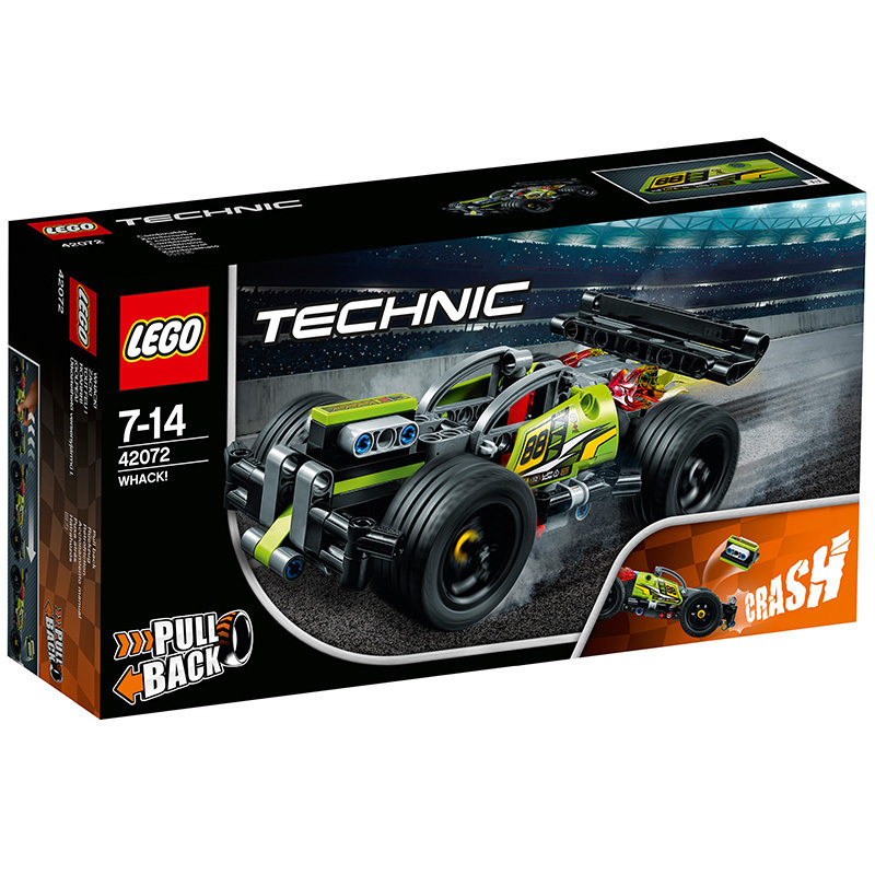 lego乐高technic机械组系列高速赛车旋风冲击42072712岁100200块塑料