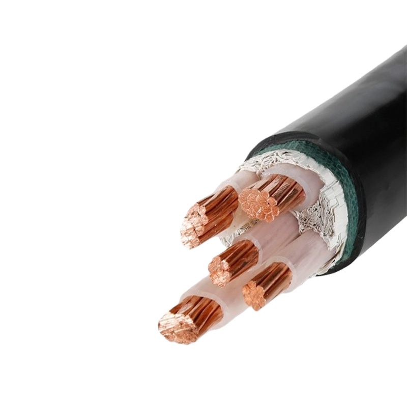 堡霓伐 铜芯铠装交联绝缘电缆 YJV22 0.6/1KV 4*150 1*70 米高清大图