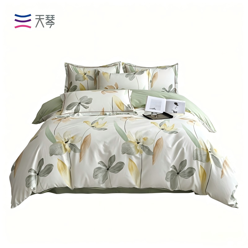 天琴空山新雨-活性纯棉套件TQ-T166床单245*250cm被罩200*230cm枕套48*74cm*2(单位:套)