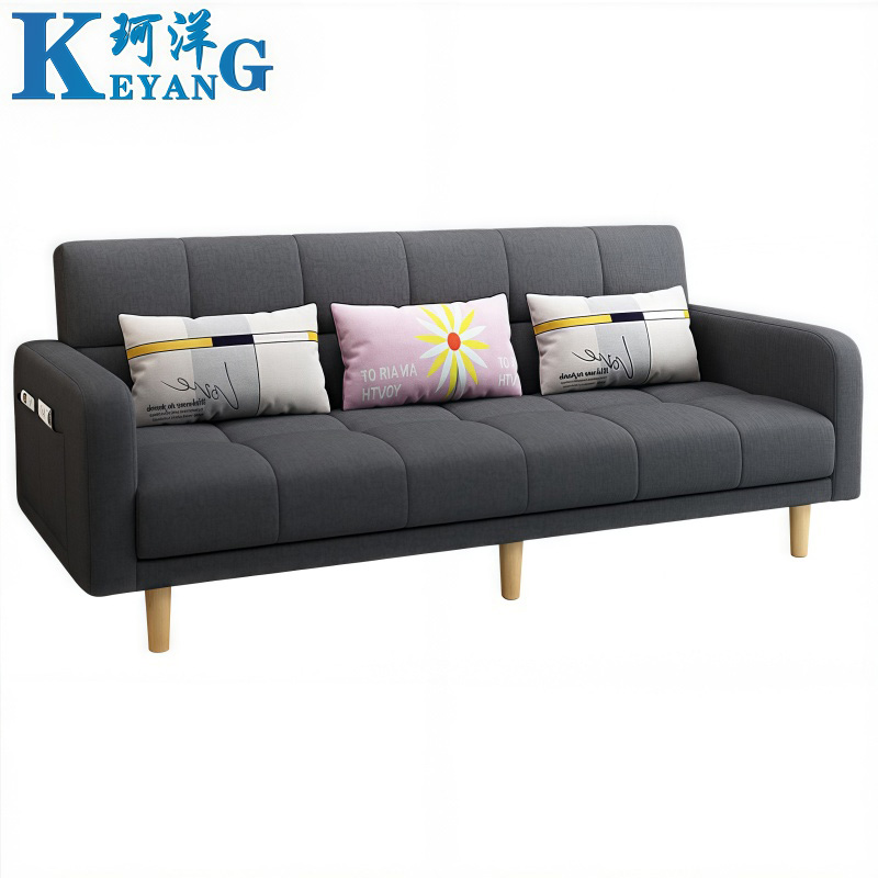 珂洋 折叠沙发床 深灰 张高清大图