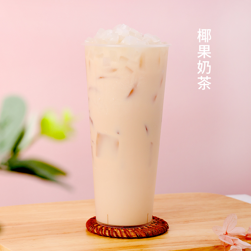 珍珠奶茶专用椰果高纤维蜜椰果粒餐饮奶茶袋装原味椰果布丁15kg