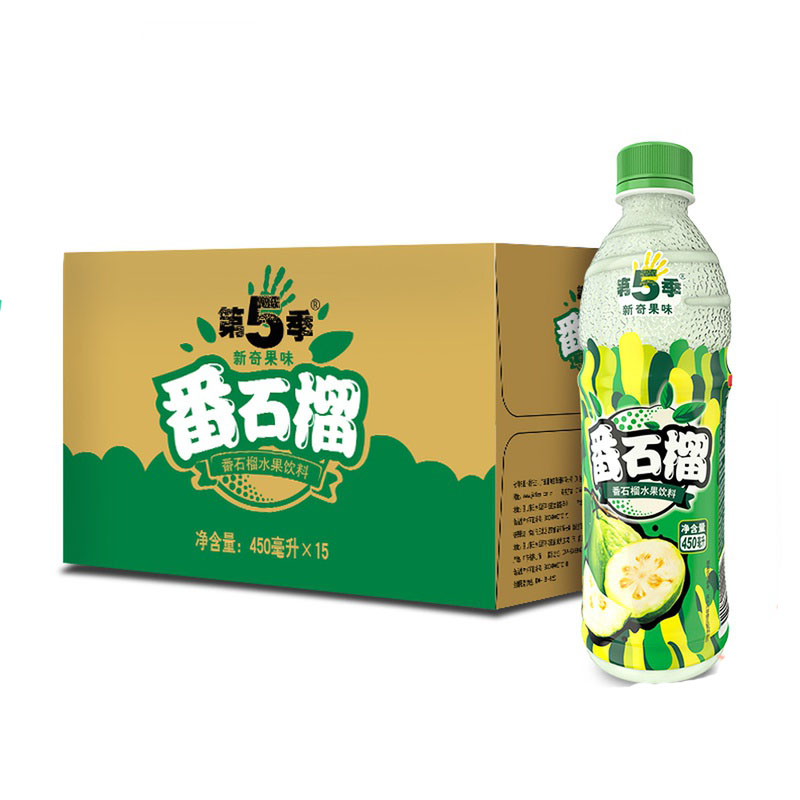 健力宝第五季芒果汁水蜜桃汁450ml口味水果饮料参数