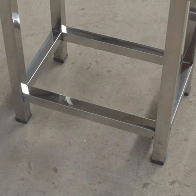 利特莱依不锈钢凳子食品厂流水线加厚耐用小板凳工厂洁净无尘车间方凳常规201款:长34*宽24*高50高清大图