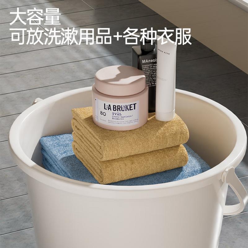 本迪特大号水桶30L单个装加厚手提洗车储水桶宿舍洗衣桶拖把桶泡脚桶高清大图