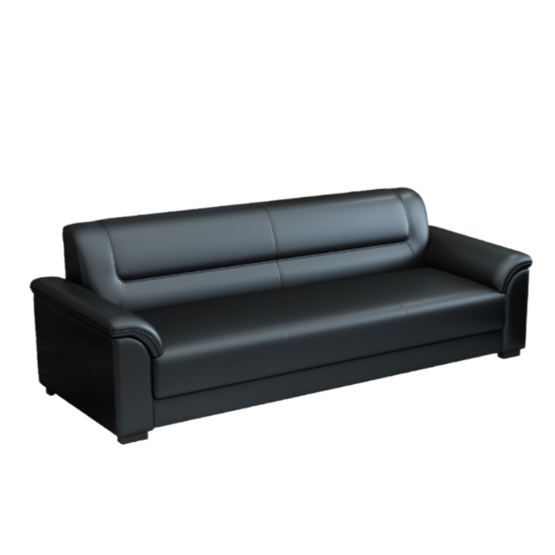 智叶舟办公沙发三人位193*80*83cm张高清大图