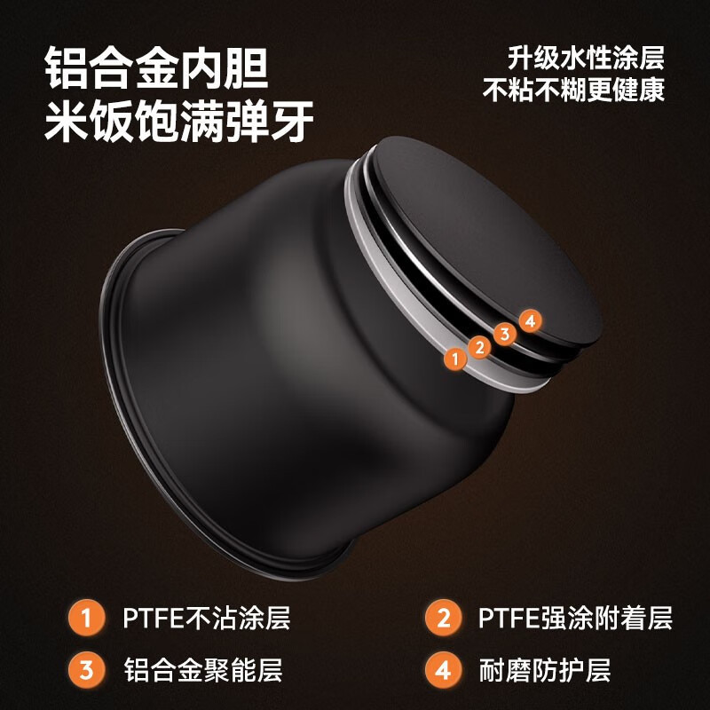 乐视(letv) 左2.0L/右2.0L双拼电饭煲 F721 白色