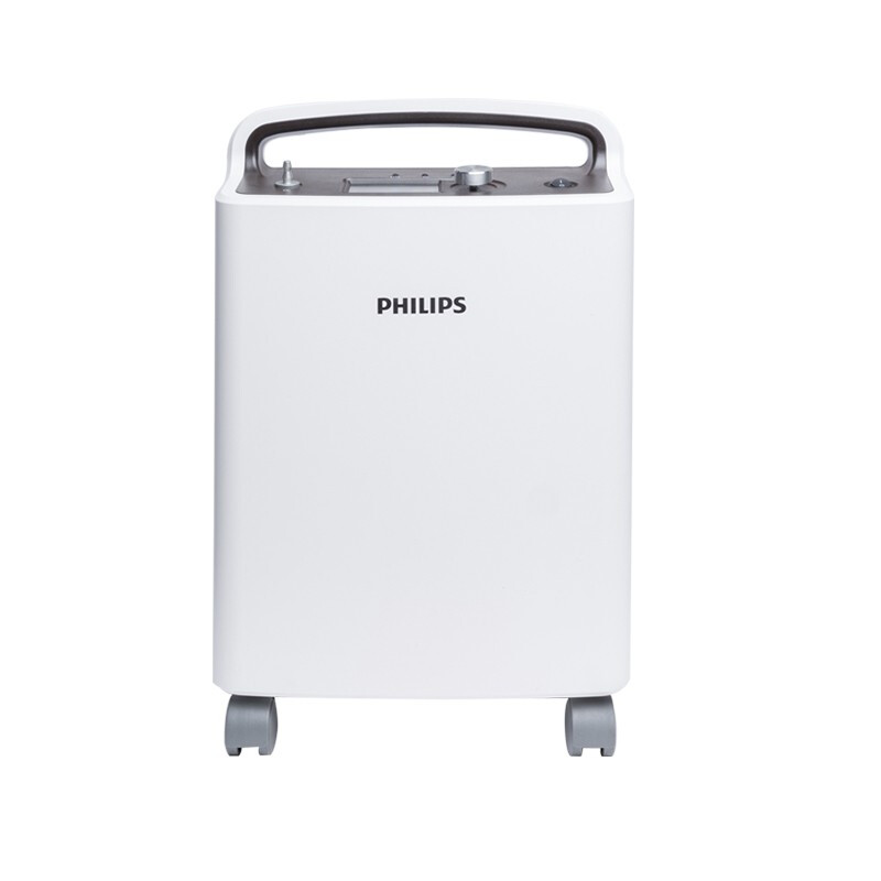 飞利浦伟康5l制氧机everflo美国进口医用家用老人5升吸氧氧气机视频