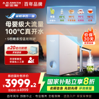 AO史密斯佳尼特加热净水器加热直饮一体机 家用厨下反渗透直饮水机净水机过滤器 CDR1600S1[蓝鲸冷热]