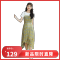 拉夏贝尔[热卖] 吊带连衣裙新款两件套气质女小个子显高洋气