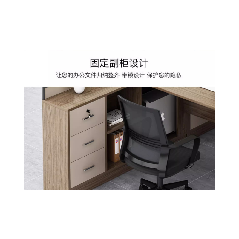 铭思达屏风工位三人位张高清大图