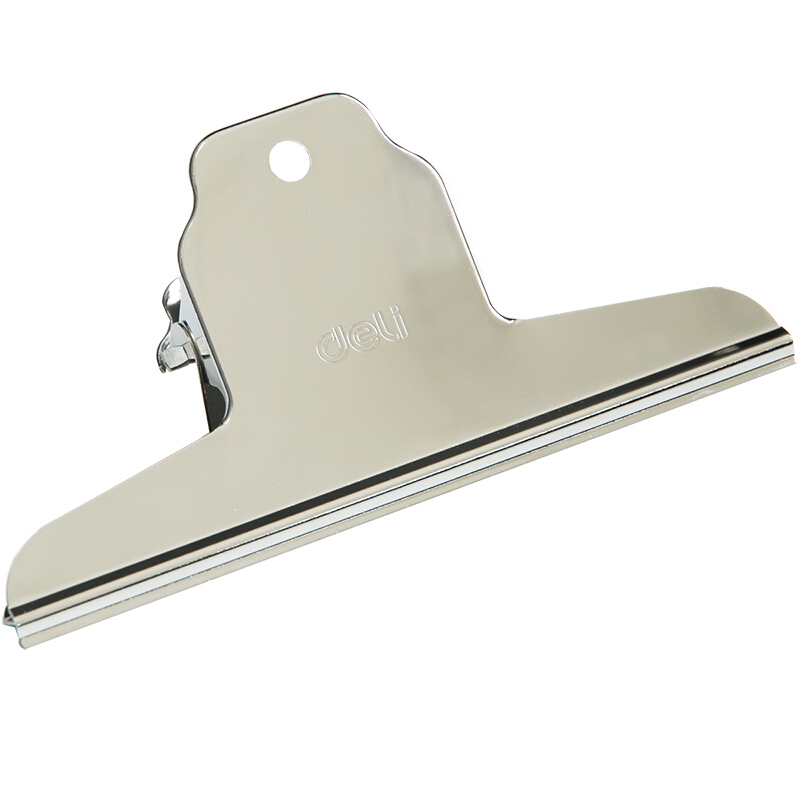 得力(deli)10只145mm山形票据票夹 办公用品 9531