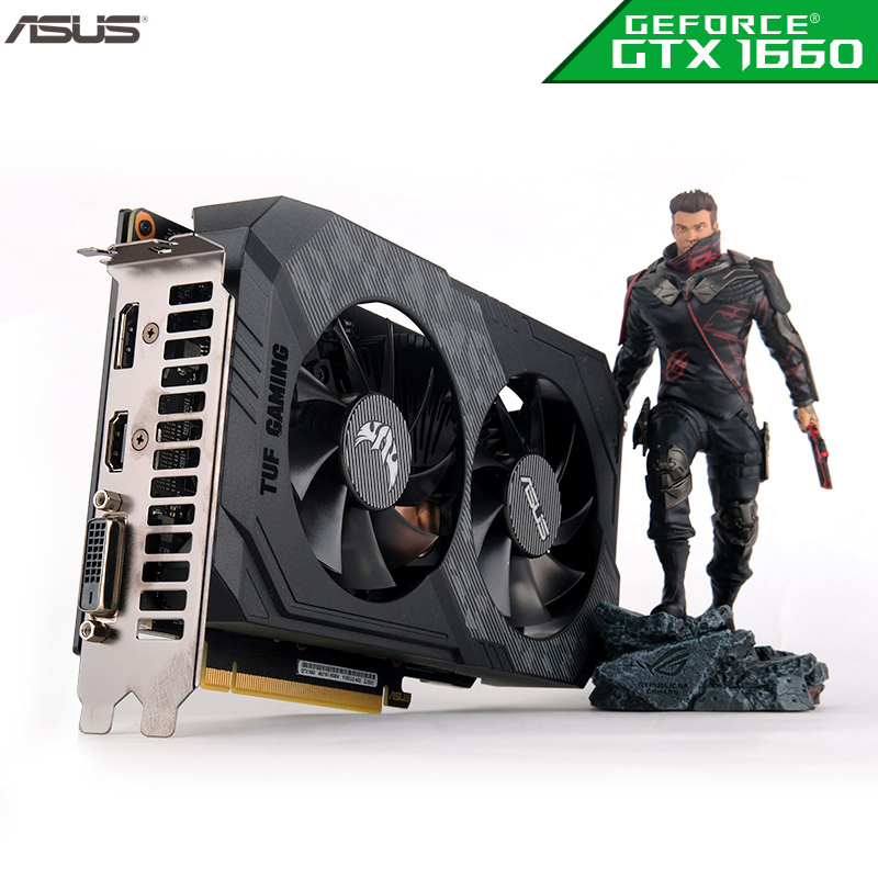 asus 华硕 TUF/雪豹 GTX1660 /1660 SUPER 全新台式机电脑主机专业独显6G电竞游戏吃鸡mini小机箱独显