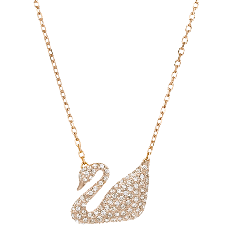 Swarovski 施华洛世奇 玫瑰金色女士天鹅项链 5121597