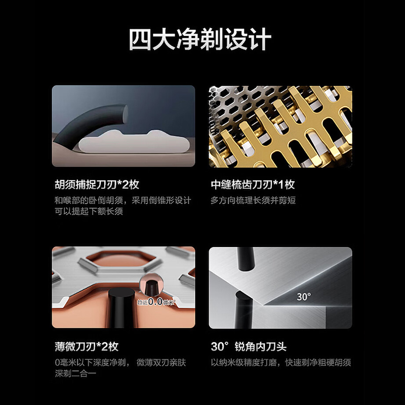 松下(Panasonic)掌IN剃须刀电动剃须刀往复式进口精钢五刀头刮胡刀便携剃须刀送男友男士生日礼物ES-CM50高清大图