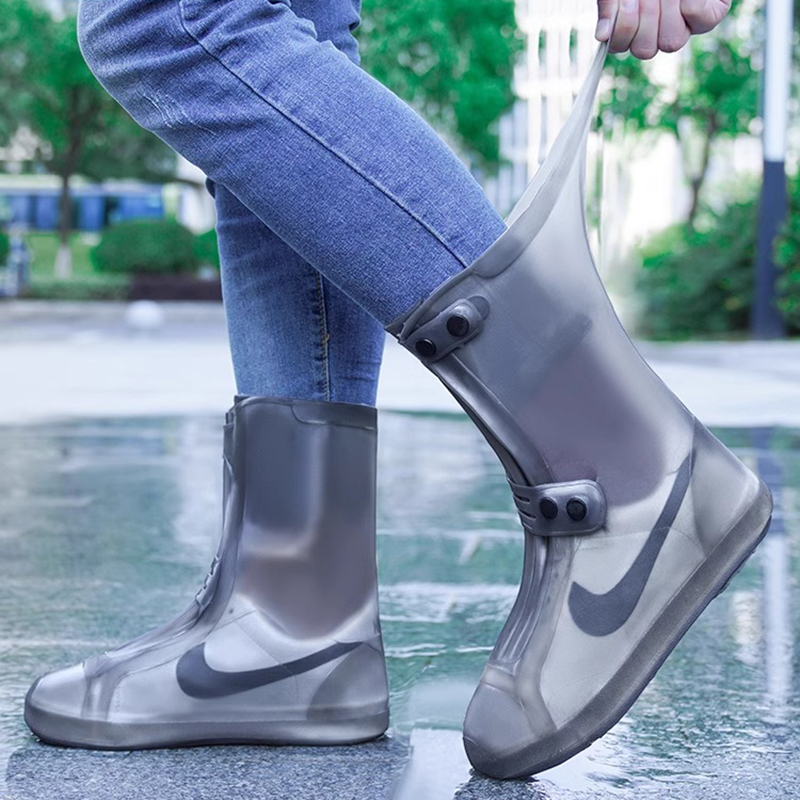 正雨高品质雨鞋套加厚耐磨放心出行高筒低筒防滑防水雨靴男雨靴女9063