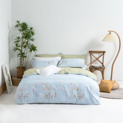 水星家纺纯棉四件套亲肤设计简约卧室床上用品