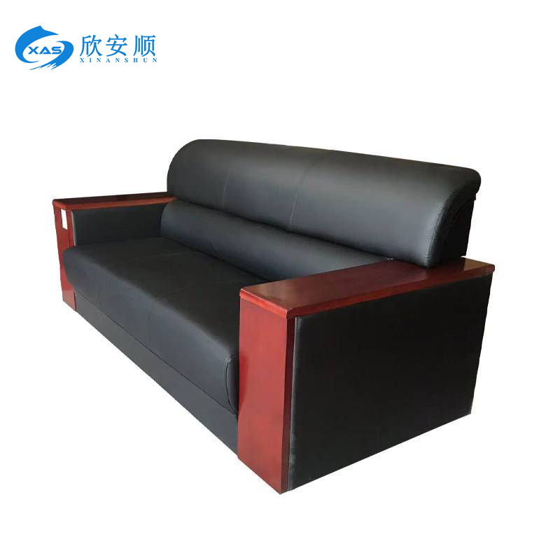 欣安顺 三人位沙发(木扶手)1850*800*860mm 张高清大图