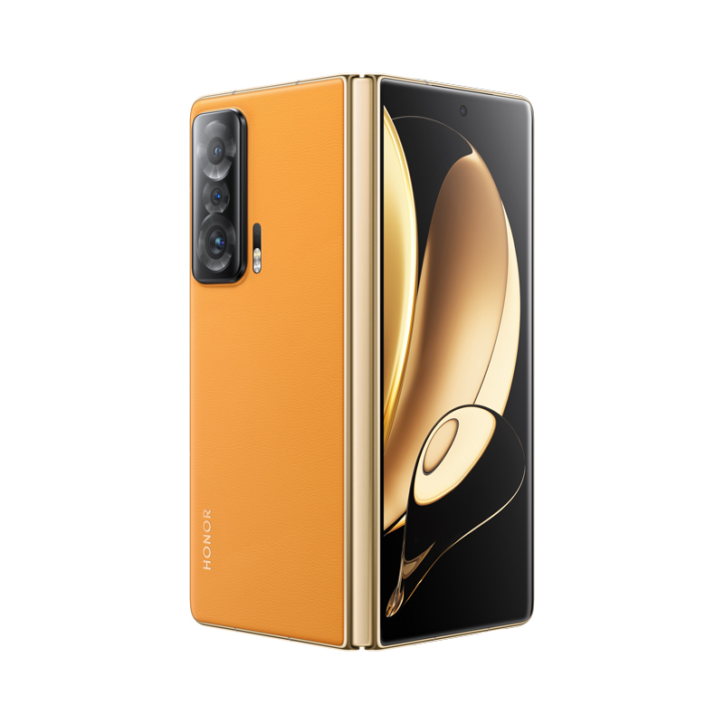 荣耀 Magic V 12GB+256GB 燃橙色 旗舰双屏 7.9英寸超大内屏 超薄折叠机身 全新一代骁龙8移动平台 智慧分屏 多主摄融合计算摄影 5G手机