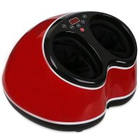 朗康 LK-8806足疗机脚底按摩器 4D全包裹按摩足疗仪 玫瑰红 智能温热辅助按摩仪腿部按摩器