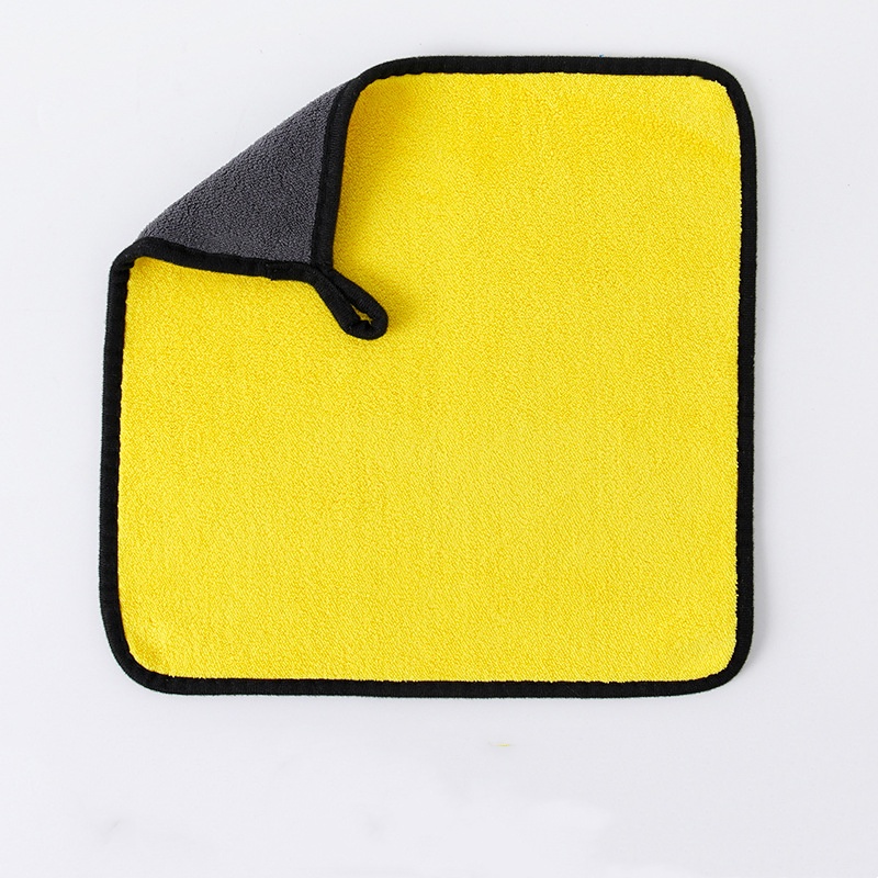 洁能尚 JNS0425 30*30cm 54g 1块/包 高密珊瑚绒清洁 抹布 (计价单位:包) 灰黄色高清大图