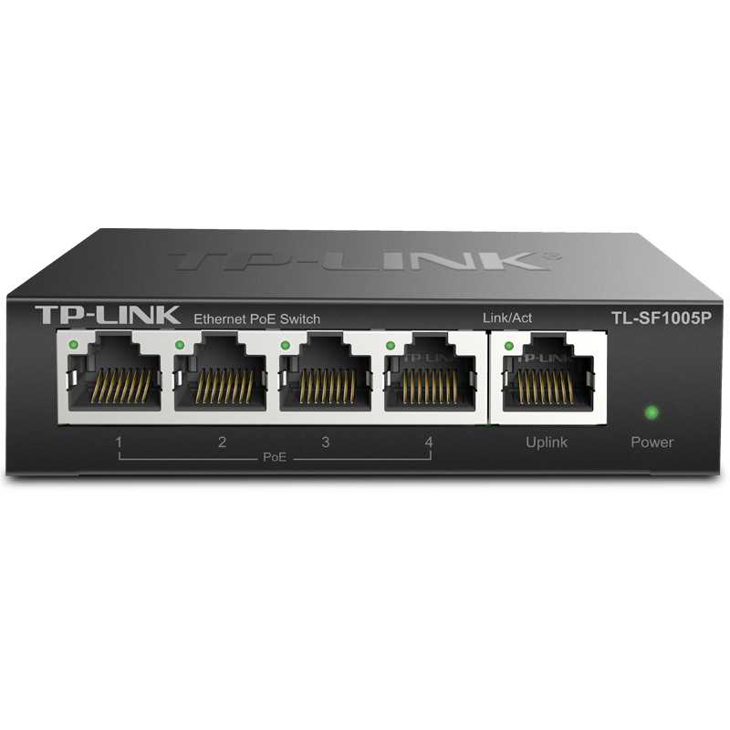 普联(TP-LINK)TL-SF1005P 5口百兆4口POE非网管PoE交换机(台)高清大图
