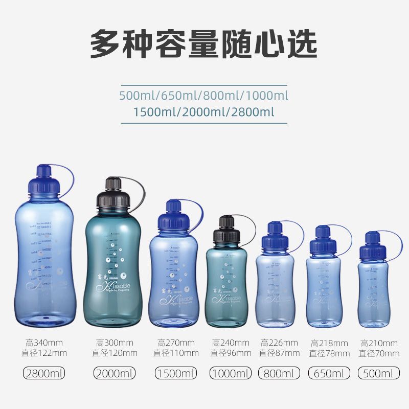 富光水杯大容量男女水壶户外喝水杯子防摔防烫便携加厚大号高清大图