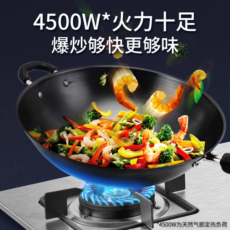 帅康(sacon)燃气灶嵌入式双眼灶灶台炉灶台嵌两用不锈钢家用熄火保护单灶炉盘炉具煤气炉双灶台式单灶具煤气灶天然气51G