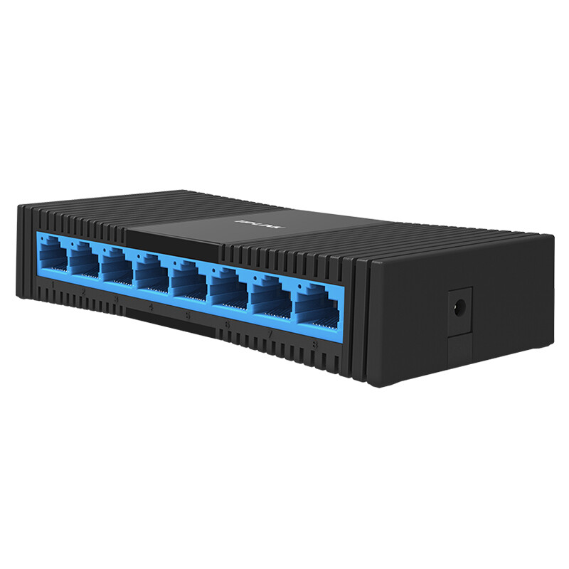 TP-LINK 8口百兆交换机 监控网络网线分线器 家用宿舍分流器 TL-SF1008+高清大图