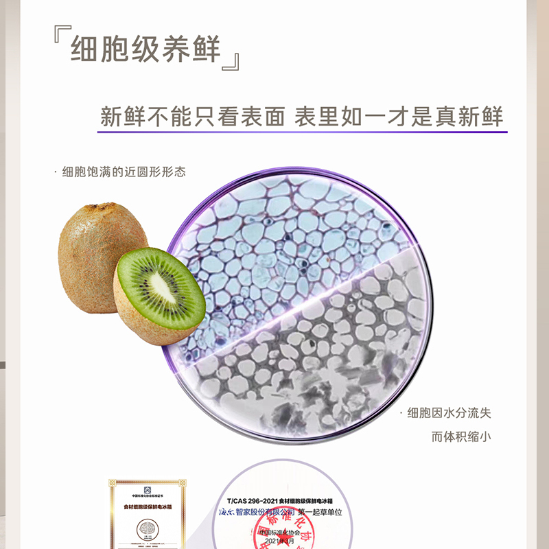 卡萨帝(Casarte)640升对开门零嵌超薄冰箱 MRA低氧窖藏 双重除菌净化 BCD-640WGCSSM7GCU1