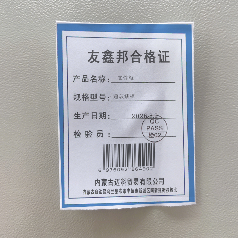 友鑫邦 文件柜 通玻矮柜 个高清大图
