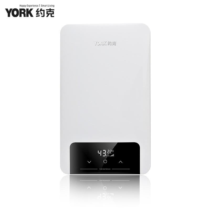 约克(YORK)即热式电热水器YK-G1-C88恒温变频速热家用小型大水量免储水热水器8.8KW