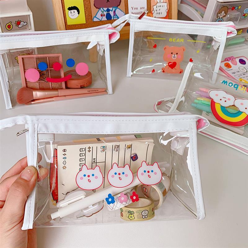 ins笔袋可爱文具盒笔袋女生韩版简约铅笔盒笔盒文具袋笔袋男收纳