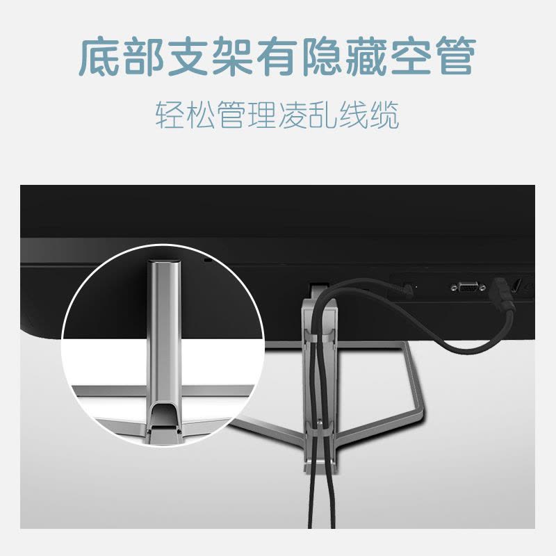 惠普(HP)524sw FHD 星Vision 24 23.8英寸家用办公电脑显示器(IPS面板 100Hz 300nit 硬件滤蓝光 1500:1对比度 白)超薄微边框图片