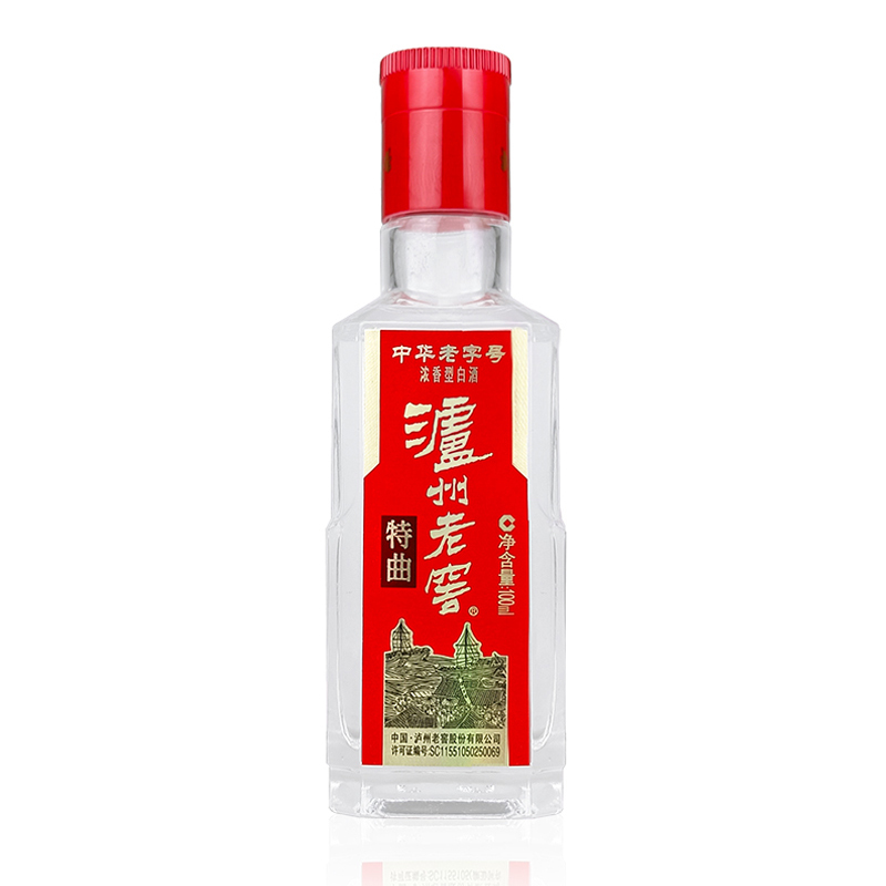 泸州老窖特曲十代 52度100ml*1瓶浓香型白酒小酒版高清大图