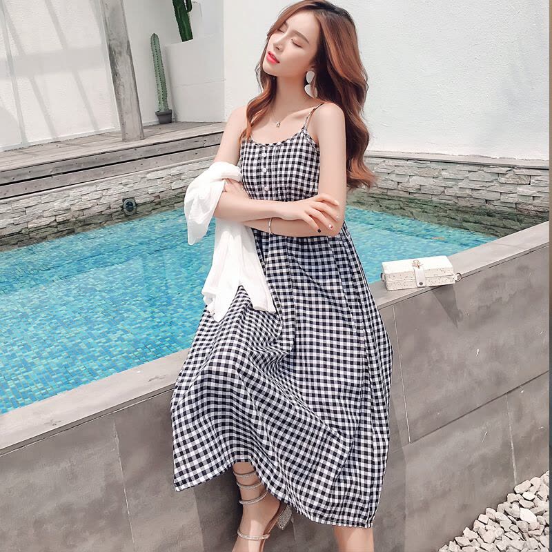 迪鲁奥（DILUAO)LYL 孕妇装夏 孕妇连衣裙夏中长款夏装套装 孕妇两件套裙子 宽松时尚孕妇裙子F363-42图片