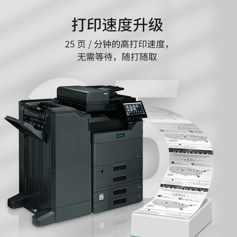 立思辰(LANXUM)A3彩色复合机GM8525cdn装订套装(A3纸盒)高清大图
