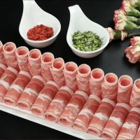 巴林牧场羊肉片草原羔羊肉片小羔羊黑头羊火锅