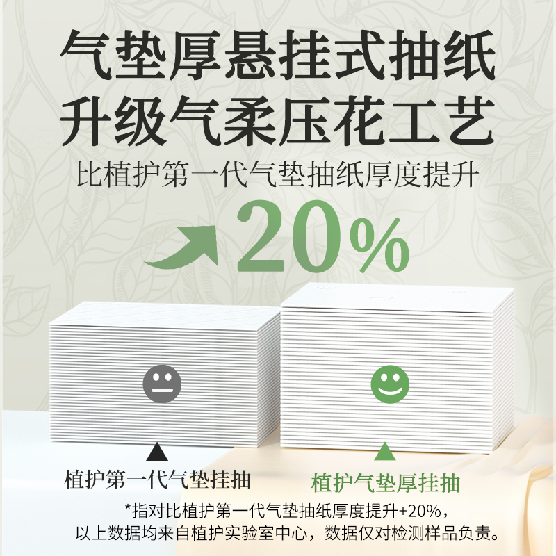 植护大包悬挂式抽纸卫生纸巾家用整箱批实惠装擦手面巾餐巾纸6提高清大图