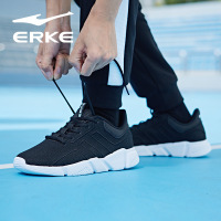 鸿星尔克(ERKE)2018新款女鞋防滑EVA耐磨跑步舒适休闲减震训练女士跑步鞋12118414132