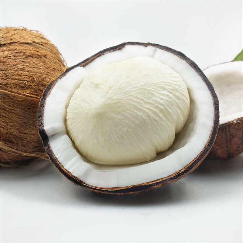 新鲜椰宝8枚装新鲜椰芯去皮带毛发芽老椰新鲜水果椰子宝椰子芯陈小四