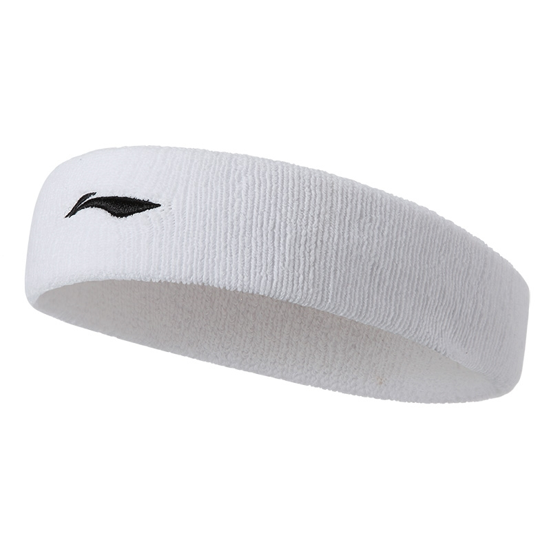 李宁运动头带吸汗发带男羽毛球篮球跑步女纯棉护额导汗止汗头巾视频