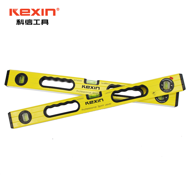 科信（kexin）高精度铝合金强磁水平尺 握手式三用水平尺 500mm KX760500A