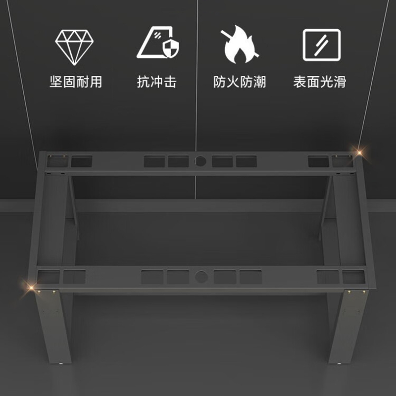 鑫金虎 防静电工作台车间流水线操作台工厂维修检验桌重型钳工台 吊一抽+双挂板2.1m高清大图