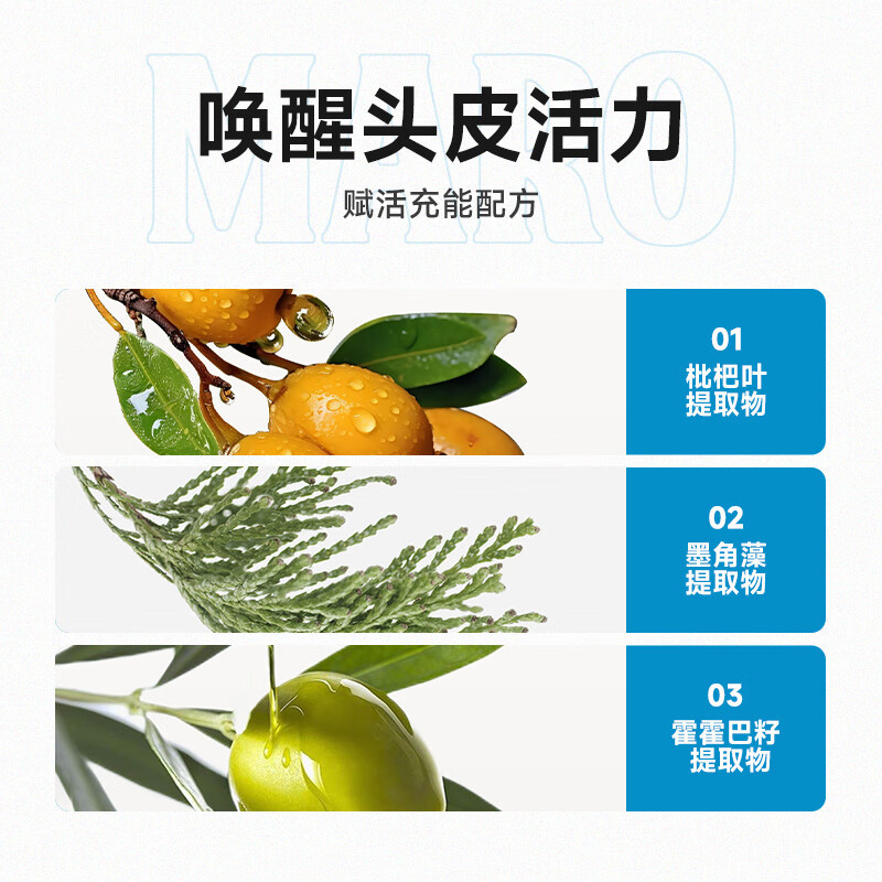 摩隆 去屑男士洗发水 清爽青柠香型350ml/瓶