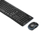 罗技(Logitech)MK270 无线键鼠套装 办公键鼠套装 全尺寸带无线2.4G接收器 黑色