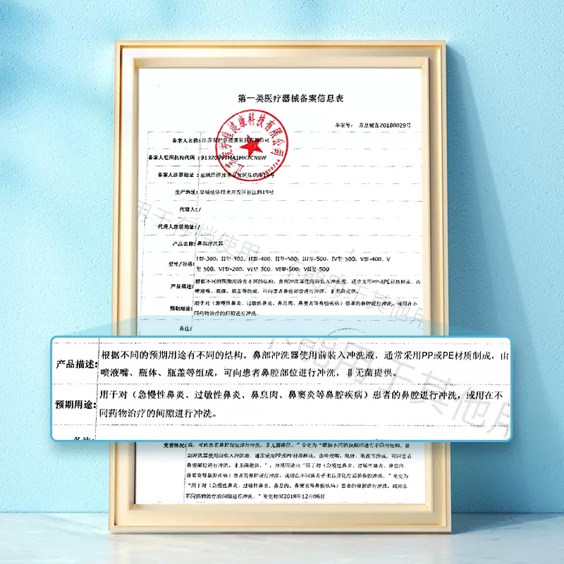爱护佳洗鼻器家用鼻腔冲洗器大人儿童过敏性鼻炎喷雾冲鼻器+30包盐高清大图