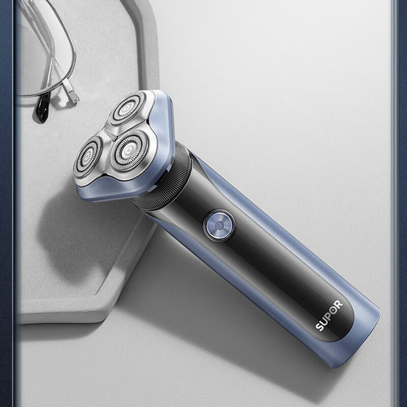 苏泊尔(SUPOR)电动剃须刀HM空气垫悬浮3刀头IPX7防水干湿双剃超强动力长续航刮胡刀全身水洗ES-RT30高清大图