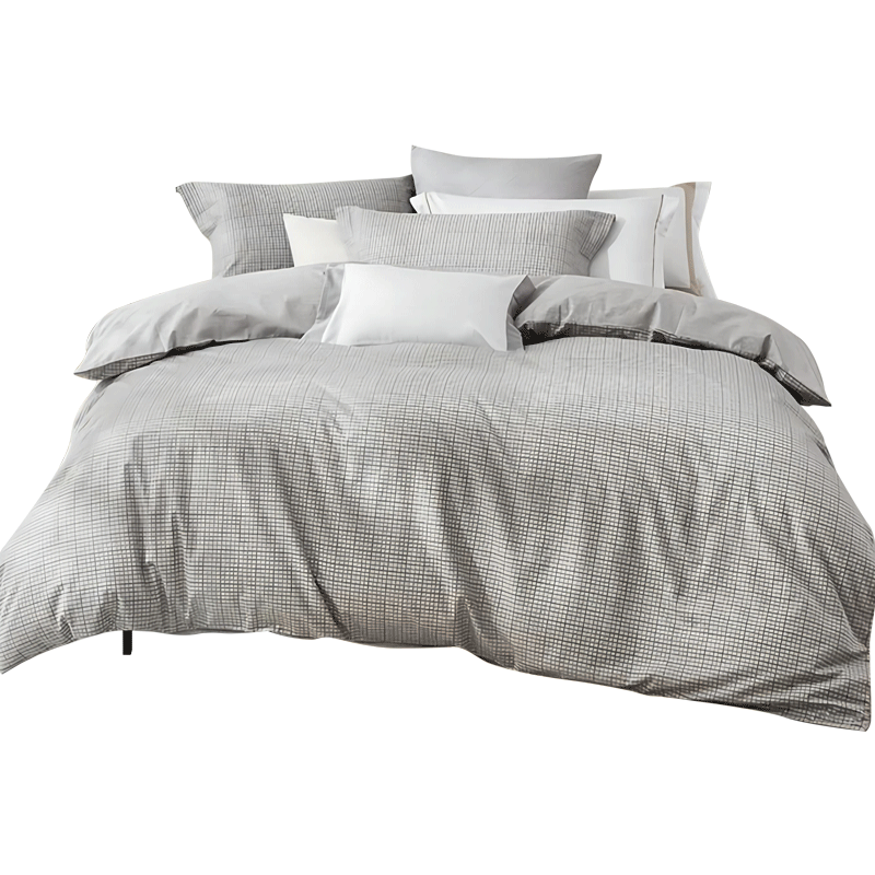 红秀世纺 纯棉四件套-品格200*230cm HX2403-C003高清大图